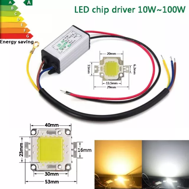 LED chip Driver Treiber Wasserdicht COB 10W 20W 30W 50W 70W 100W Trafo netzteil