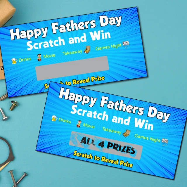 Fathers Day Gift Scratchcard