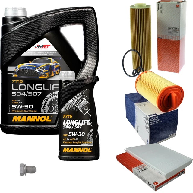 Bosch Inspection Set 6, L mannol Diesel Tdi 5W-30 pour Audi Q5 2.0 TFSI