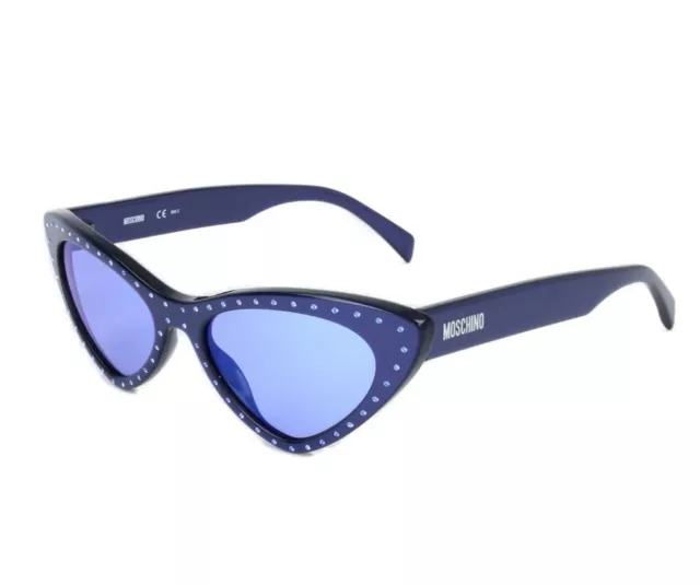 Moschino Cat Eye Sunglasses in Blue