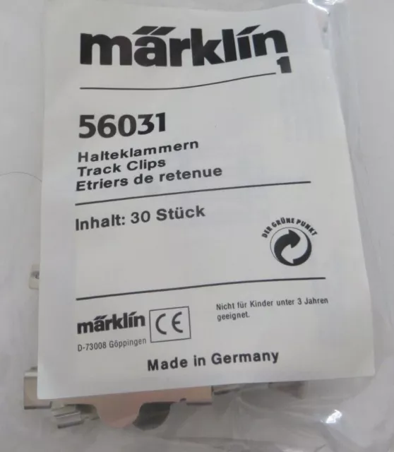 Märklin Spur 1 56031 Halteklammern Neu in OVP #13630