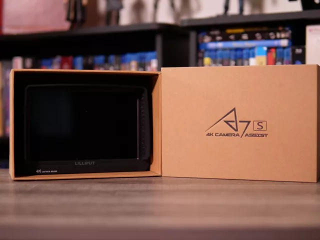 Lilliput A7s 7in 4K HDMI Field Monitor. Tested/Working. With Power Supply Lilliput A7s 7in 4K HDMI Field Monitor. Tested/Working. With Power Supply