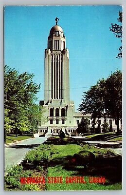 Nebraska State Capitol Building Lincoln NE Capital Unused Unposted Vtg Postcard