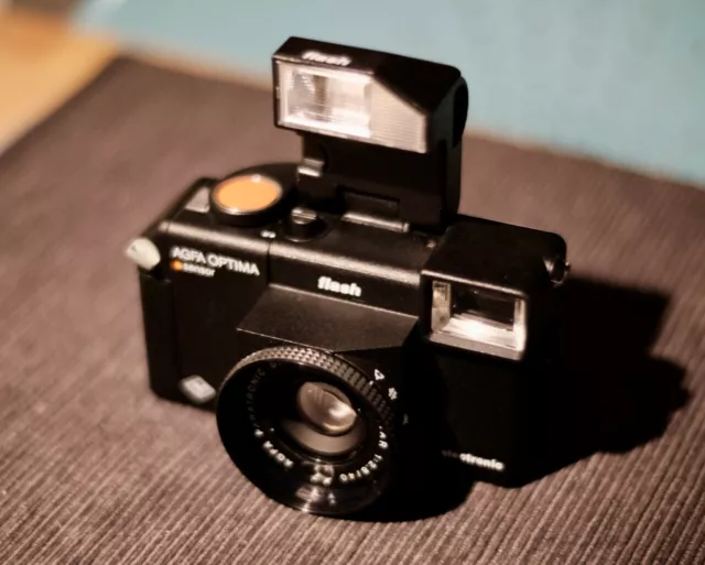 Agfa Optima Sensor Flash 35mm Compact Film Camera WORKING READ