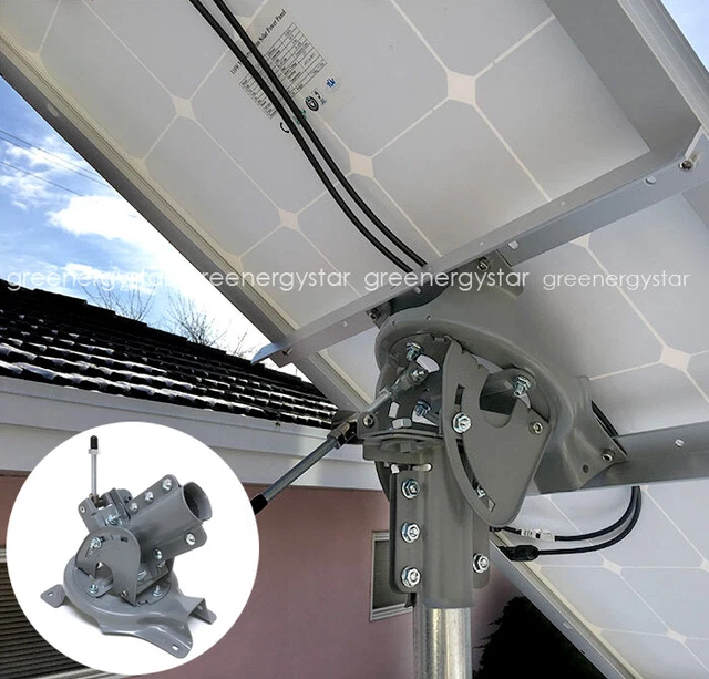 STEEL ADJUSTABLE UNIVERSAL Pole Mount Optimize Solar Panel Orientation ...