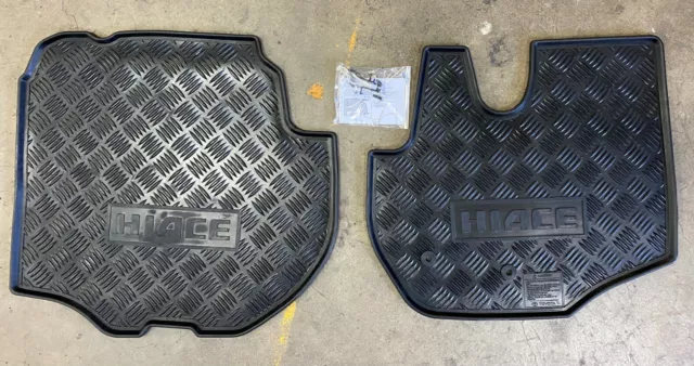 HIACE FRONT RUBBER Floor Mats Lwb January 2005 To January 2019