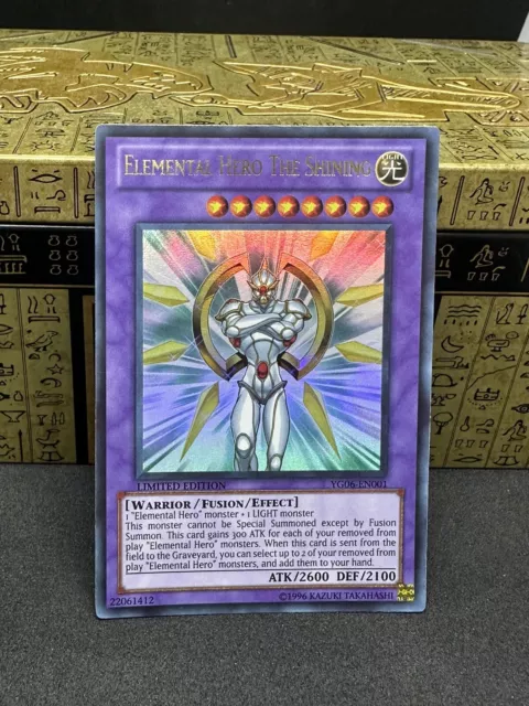 Yugioh Elemental Hero The Shining YG06-EN001 Ultra Rare Limited Edition NM