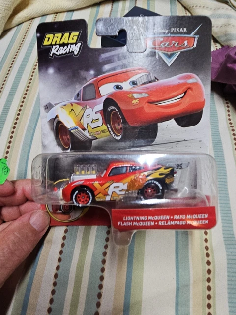 MATTEL DISNEY PIXAR Cars LIGHTNING MCQUEEN Drag Racing XRS Car #95 ...