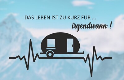 Hellweg Druckerei Adesivi per Auto Poel Herzschlag Adesivo Moto Regalo