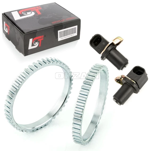 2x Capteur ABS Et Anneau ABS Kit Essieu Régulateur de Vitesse pour Daewoo Nubira