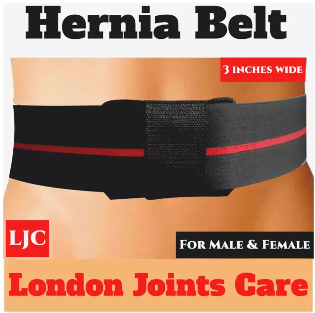 3 " Umbilical Hernia Support Belt Abdominal Navel Truss One Removable Pad NHS UK