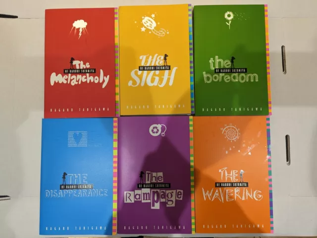 The Melancholy of Haruhi Suzumiya (light novel) Volumes 1-6