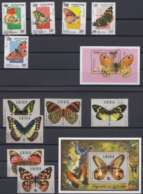 Briefmarken Schmetterlinge