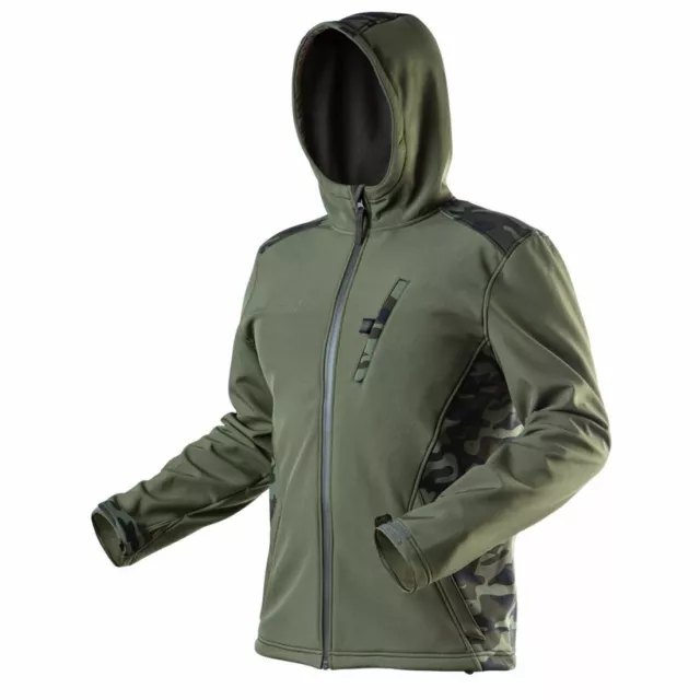 Veste Softshell D'Extérieur mi-Saison Veste/Blouson de Loisir Léger Coupe-Vent