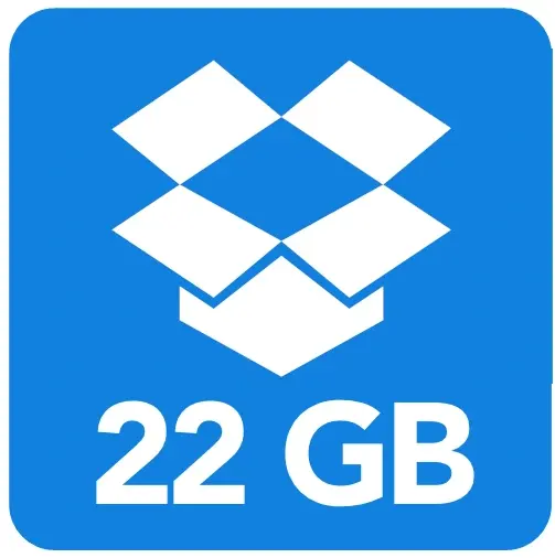 Ready-to-use Dropbox Drop Box 22 GB account, while account email can be changed