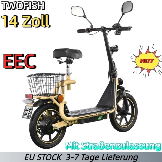 Elektroroller Mit Sitz Strassenzulassung
