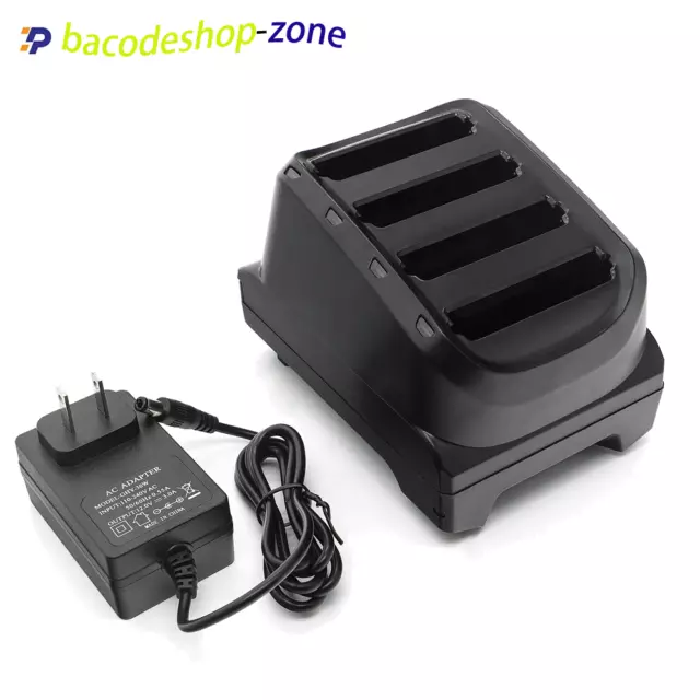 4-Slot Battery Charger For Zebra TC21-TC26 Barcode Scanner (SAC-TC2Y-4SCHG-01)