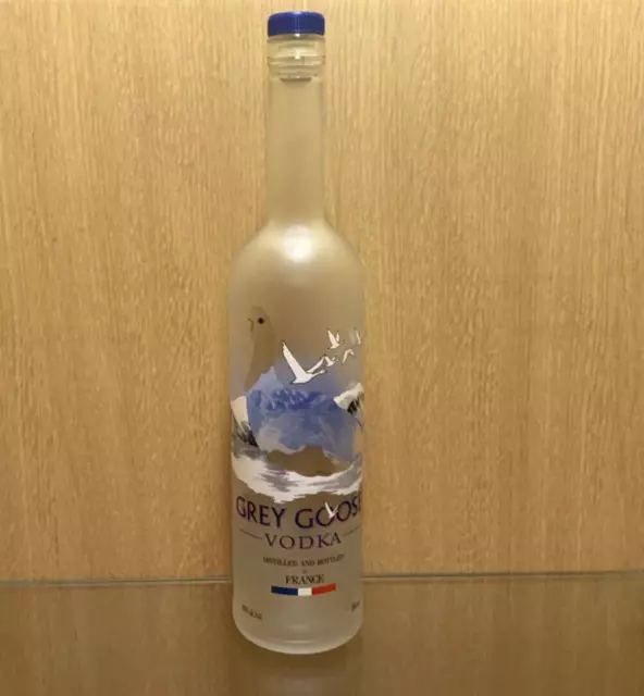 Empty Grey Goose Vodka Bottle 700ml / 70cl Collectible Upcycle Craft Recycle