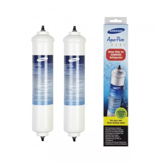 2 x Genuine OEM Samsung DA29-10105J HAFEX/EXP Aqua-Pure Plus Fridge Water Filter