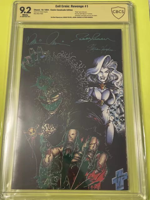 Evil Ernie Revenge #1 Lady Death Limited Cavalcade Edition signed CBCS 9.2 Rare