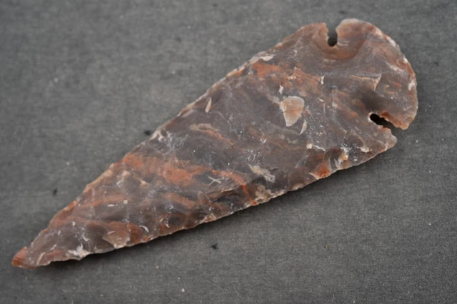 4.2" Flint Spearhead Ohio Collection Spear Point Knife Blade Arrowhead 459