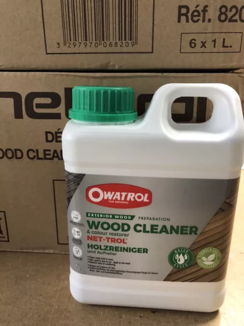 LIMPIADOR DE MADERA OWATROL NET-TROL NEAUTRALIZADOR Y RESTAURADOR DE COLOR 1 litro