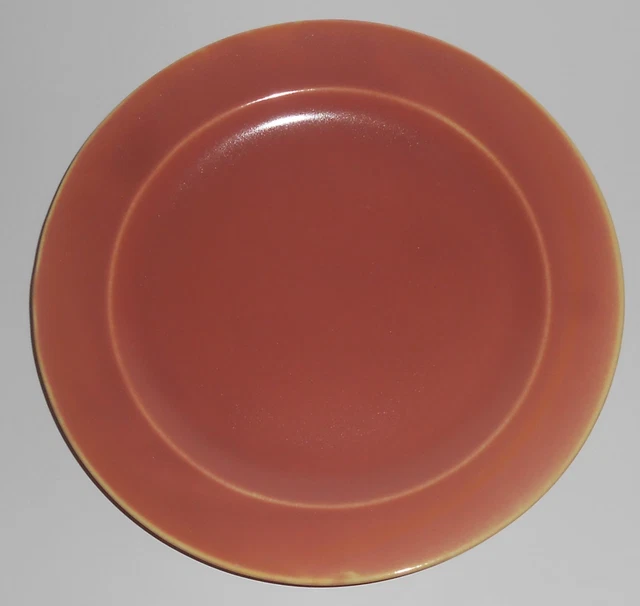 Homer Laughlin Pottery China Wells Art Glaze Rose 8'' Plate