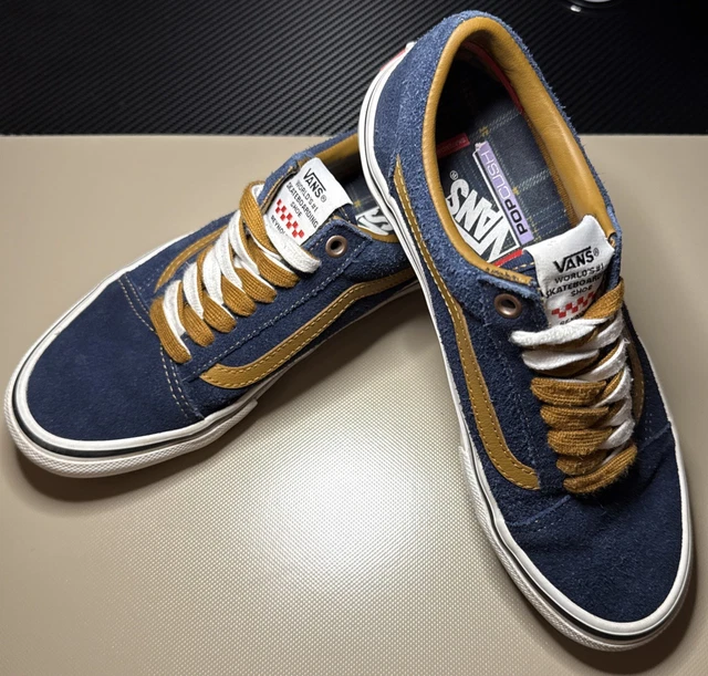 VANS DANE REYNOLDS x Skate Old Skool Navy Golden Brown Size  display picture 1