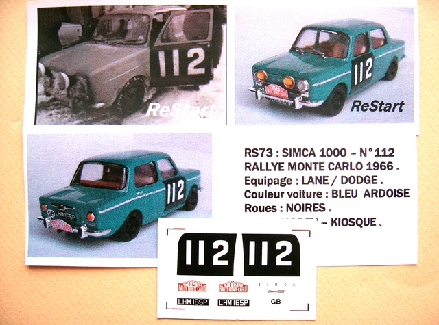 Simca – 1000 Rallye 2 – 1976 – Etoile Auto49