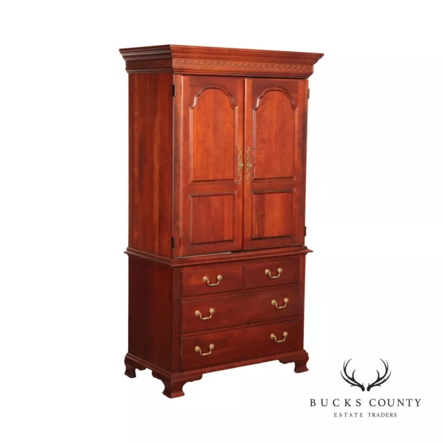 Pennsylvania House Georgian Style Cherry Armoire Door Chest Pennsylvania House Georgian Style Cherry Armoire Door Chest