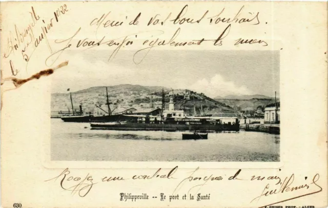 CPA AK Philippeville - Le Port et la Sante SHIPS (912023)