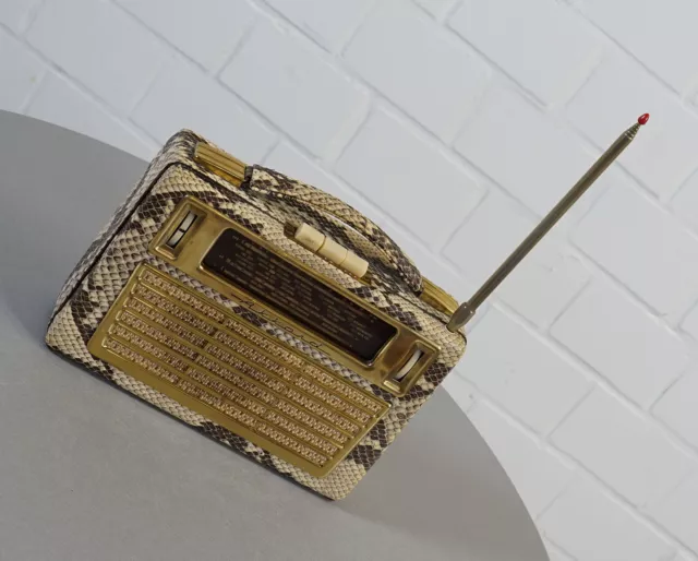 seltenes Akkord Jonny M58 Radio Röhrenradio Schlange Imitat Baujahr 1958 Vintage