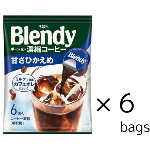 AGF Blendy Potion Coffee Subtle Sweetness 6pcs × 6bags (concentrated)