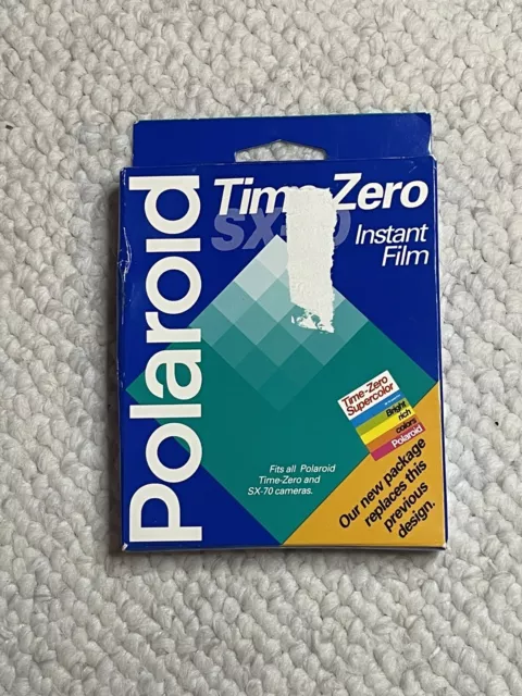 Polaroid SX70 Time Zero Instant Film EXP 11/96 NEW Old Stock Vintage Unopened