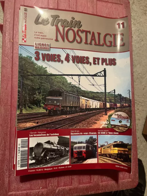 Revue  LE TRAIN NOSTALGIE N° 11 sncf