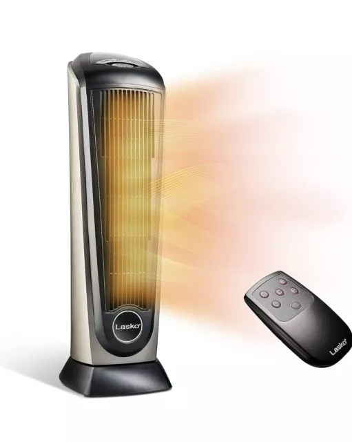 Lasko Electric Oscillating Ceramic 1500-Watt Tower Heater • New Sealed