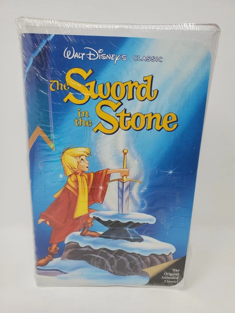 THE SWORD IN the Stone VHS Black Diamond Walt Disney The Classics New