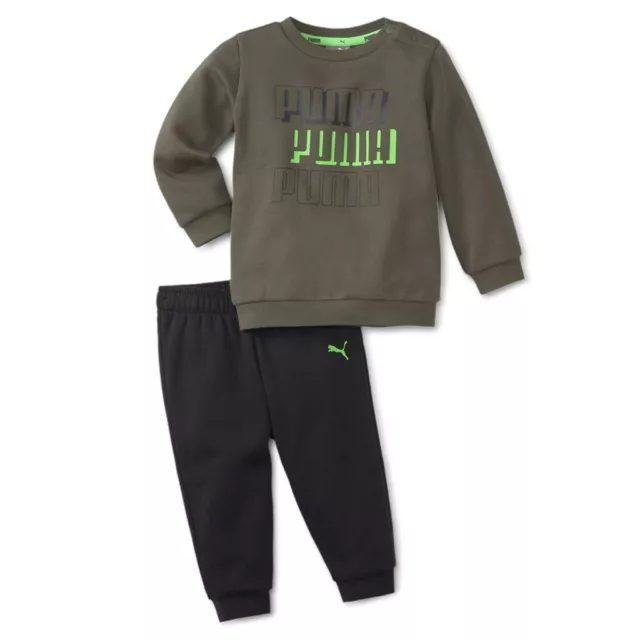 PUMA Minicats Alpha Crew Baby Jogger 589370 Grape Leaf 44 Anzug Neu