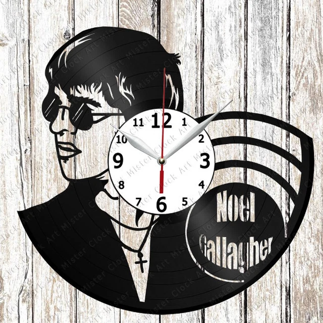 Vinyl Wanduhr Aus Echter Schallplatte – Handgefertigt, Leises Quarzwerk, Vintage Design Für Wohnzimmer, Bar Oder Tattoo-Studio