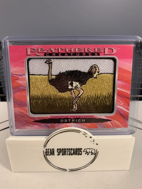 2021 Upper Deck Goodwin Champions Feathered Creatures Ostrich Patch #FC-61