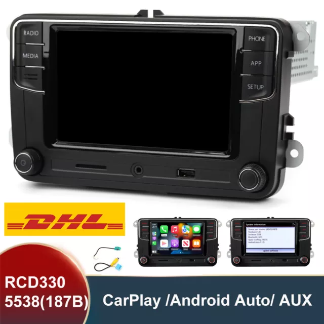 NONAME RCD330 RCD340G 187B Android Auto Carplay Car Radio für VW Golf Tiguan