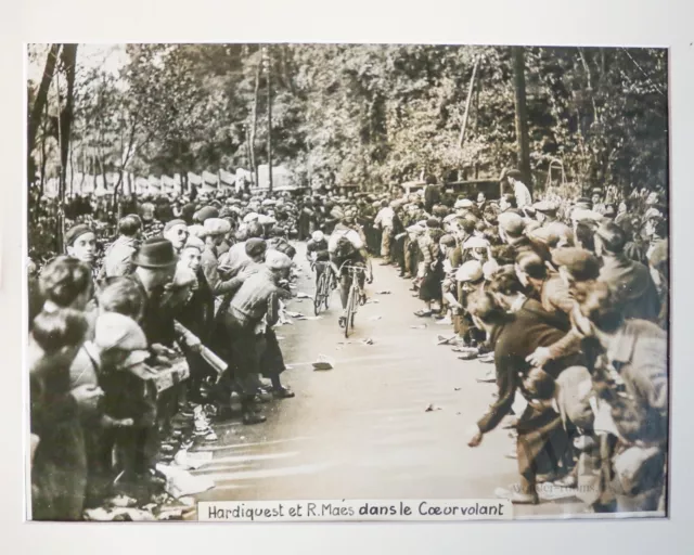 CIRCUIT de PARIS 1936 - Grande Photo de presse 30x40cm - LOUVECIENNES  - Maes