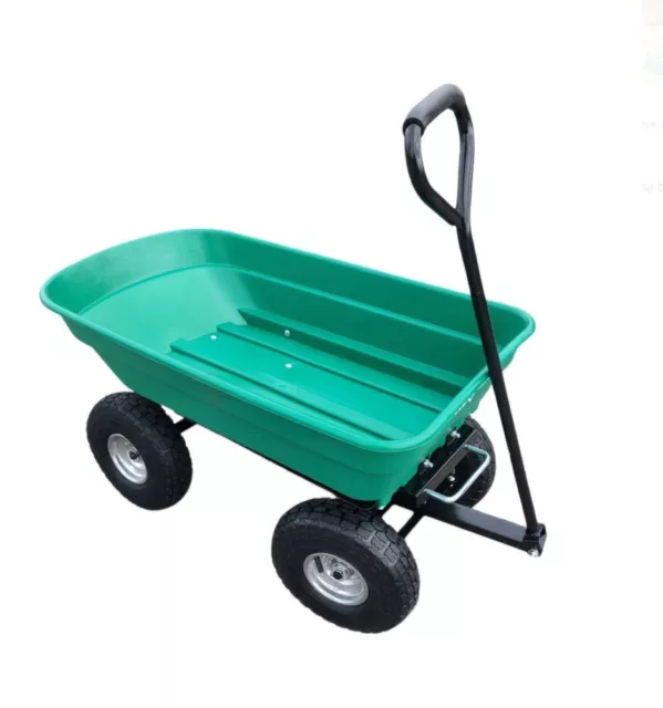 Garden Trolley With Tilt Function Toy Wagon Hand Truck Trolley Wheelbarrow 55l 3