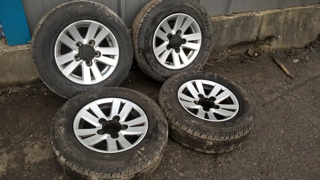 GENUINE SUZUKI JIMNY Alloy Wheels Alloys And Tyres X4 Silver 205/70/15