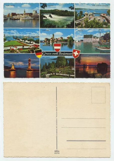 8392 - Greeting from Lake Constance - old postcard