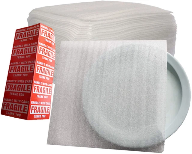 12" X 12" Foam Pouches, Shipping and Packing Supplies, 50-Pack