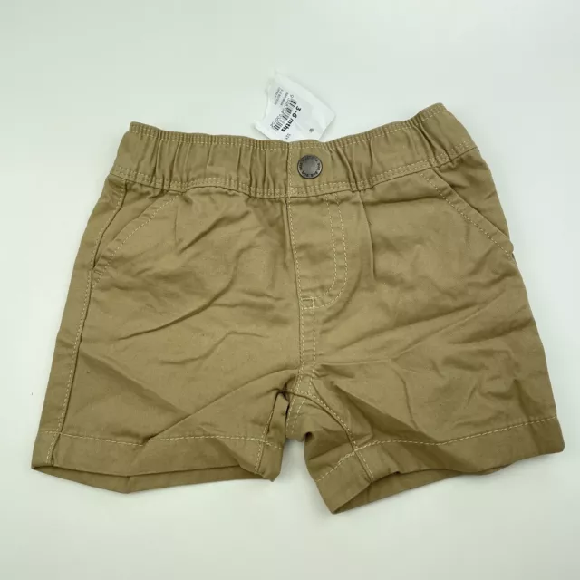 Boys size 00, Target, cotton chino shorts, elasticated, NEW