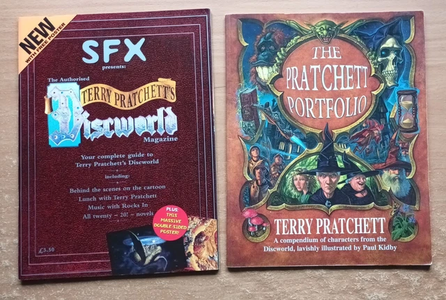 Disc Word SFX TERRY PRATCHETT'S DISCWORLD Magazine With Poster + The Pratchett ...
