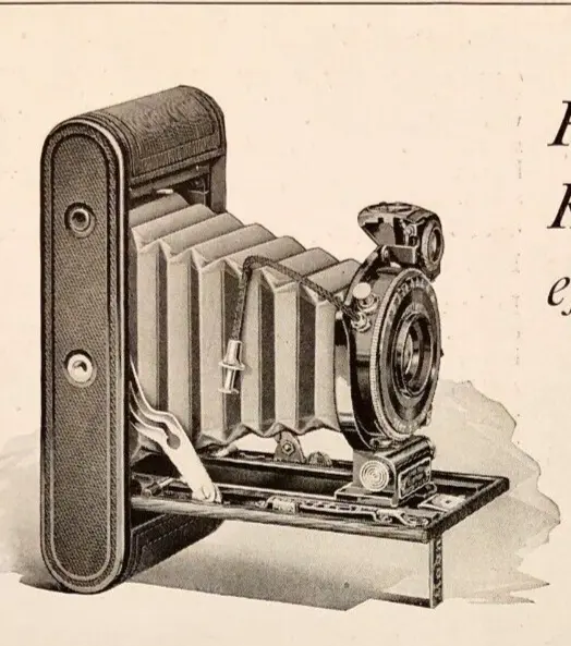 Eastman Kodak No. 1 Autographic Special Camera Antique Print Ad 1916