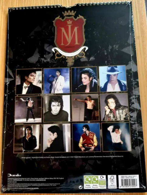 Michael Jackson Calendario 2024 Ufficiale 2